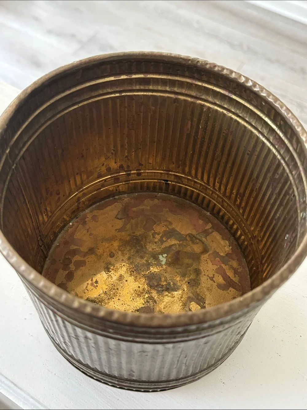 VTG Brass Planter - Picture 4 of 7